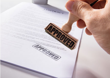 GOVERNMENT APPROVAL & PAYMENT